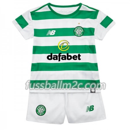 Fußballtrikots Celtic Glasgow Kinder Heim Trikotsatz 2018-2019